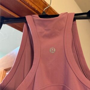 Lululemon Allign waist length racer back Pink Tank Top size 0